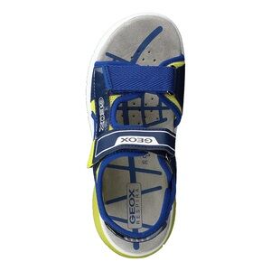 Geox Blue and Yellow Sporty Sandals with Adjustable Straps